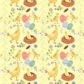 Skizze Ostern gelb